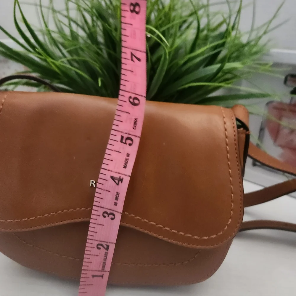 Ralph Lauren Bag Brown Crossbody Saddle Bag